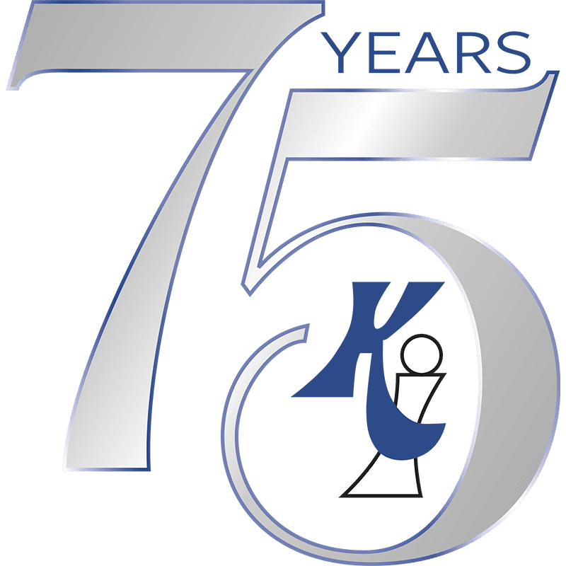 Logo - Commemorating 75 Years in Business